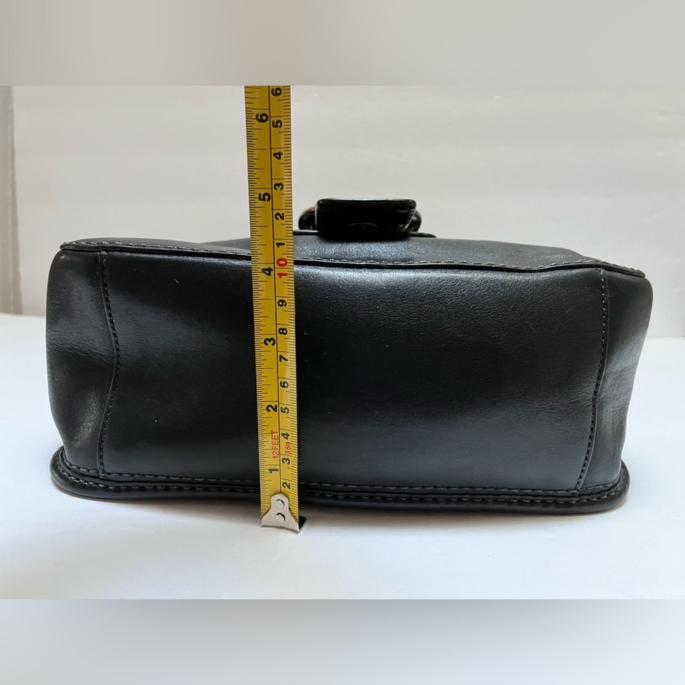COACH 11419 BLEECKER LEGACY TATTERSALL FLAP BUCKLE BAG - Picture 7 of 16